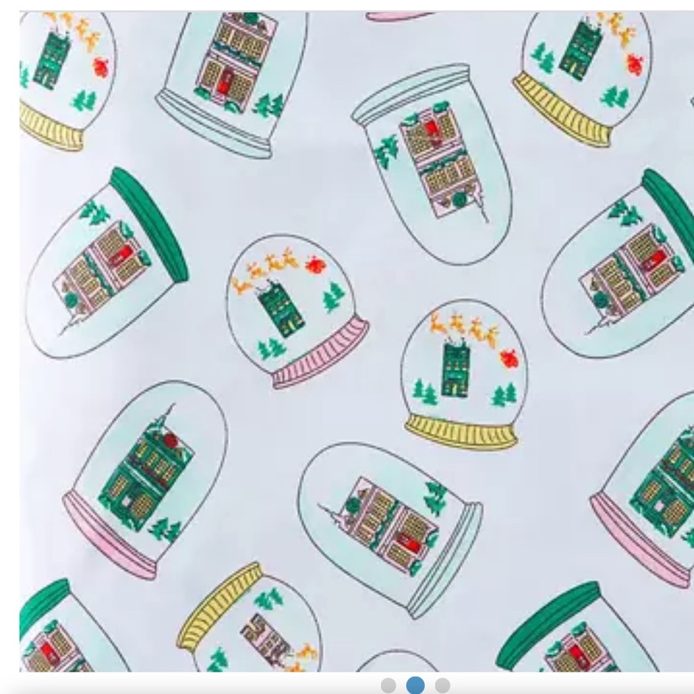 North Pole Snow Globes Microfiber Sheet Set